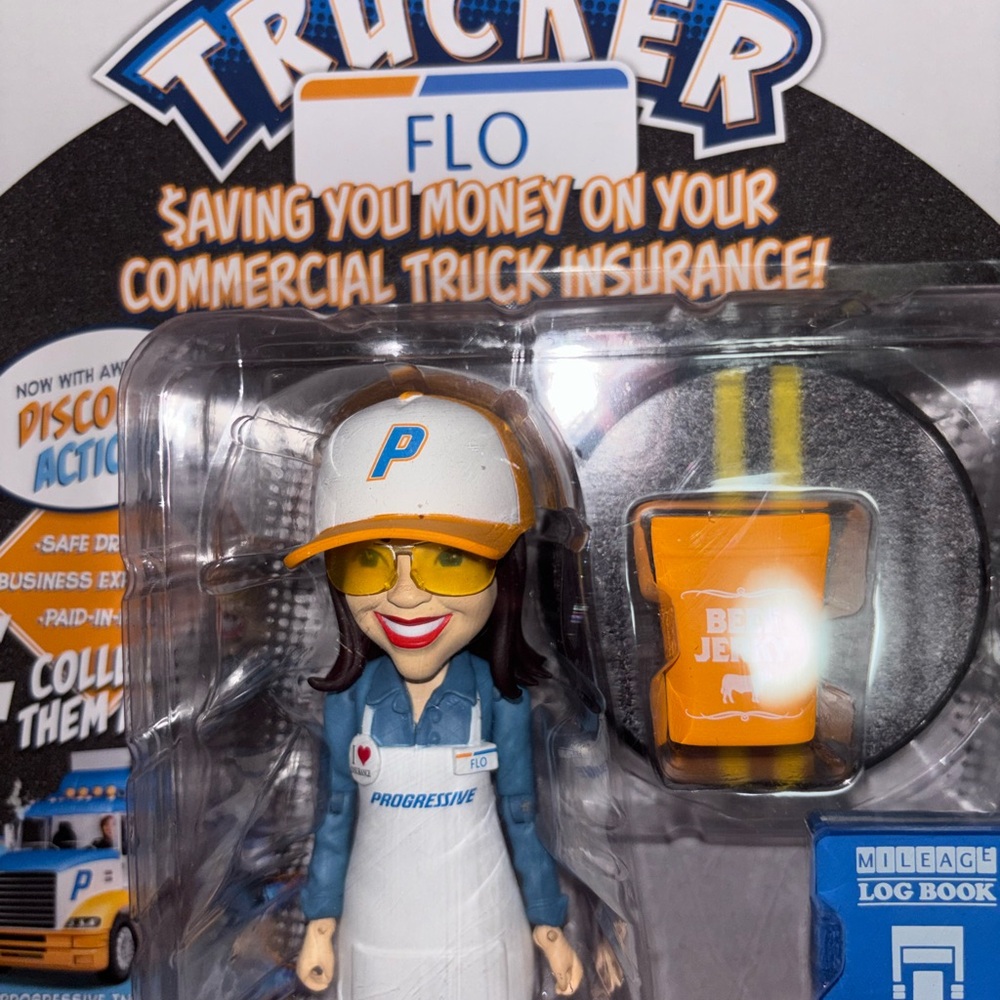 Progressive Flo Trucker Action Figure - Picture 4 of 5